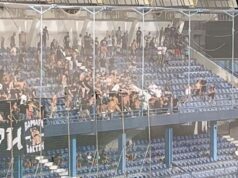 POTPUNI HAOS U PODGORICI: Navijači Budućnost se gotovo celo poluvreme međusobno tukli na tribini Nenad Lalatović
