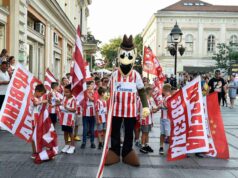 ZVEZDA SPREMILA FAN ZONU ZA FUDBALSKU PREMIJERU: Klinci dobrodošli na Marakanu protiv Javora! Šerif Endijaj proslavlja gol na pripremama u Austriji