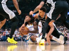SAN ANTONIO PONOVO SRUŠIO ŠAMPIONA I PRESKOČIO JOKIĆEV DENVER: Sparsi se gostili u Oklahomi Indijana Njujork NBA