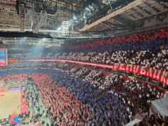 ARENA U BOJAMA ZASTAVA RUSIJE I SRBIJE: Pogledajte koreografiju Delija i koja se čuvena pesma orila dvoranom! xe9jdbj8