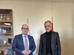 PRVI ZVANIČAN SUSRET: Ministar sporta Zoran Gajić primio predsednika ŠS Srbije Andriju Jorgića j8NVEg58