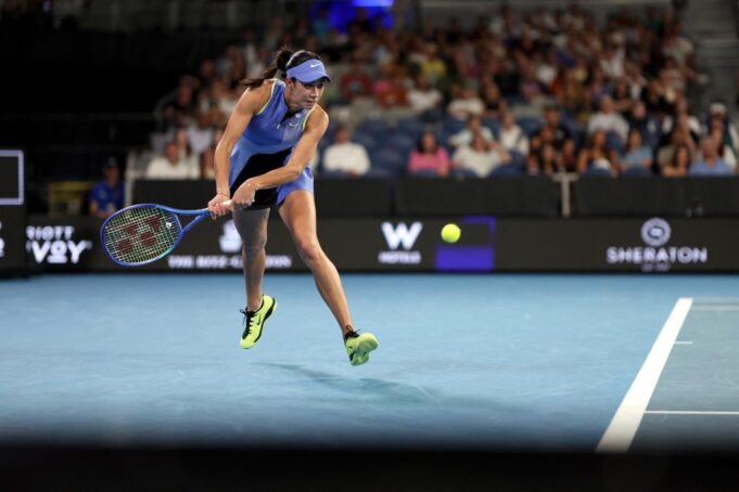 Olga Danilović konferencija za medije posle pobede nad Venus Vilijams