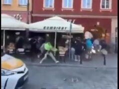 KRVAVA UVERTIRA ZA FINALE! Pogledajte makljažu navijača Betisa i Čelsija u Poljskoj! (FOTO) j8NVDEa8