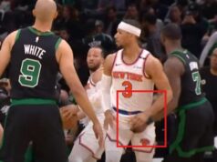 NBA ŠAMPION SRAMNIM POTEZOM ŠOKIRAO SVET! Usred meča uhvatio protivnika za POLNI ORGAN i izazvao haos na terenu! DJrw62Qe