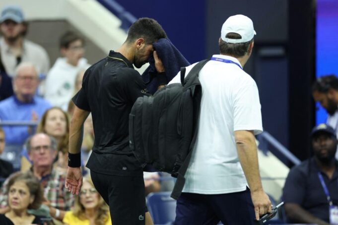 ODVRATNO PONAŠANJE BRITANCA POSLE PORAZA OD NOVAKA! BESRAMNO JE OPTUŽIO ĐOKOVIĆA: Sumnja u Noletovu povredu, tvrdi da ništa nije video: Moraćete da pitate njega