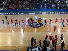 PARTIZAN NA KORAK OD TITULE: Crno-beli rukometaši savladali Vojvodinu, na korak od trofeja koji čekaju 13 godina VlG6G298
