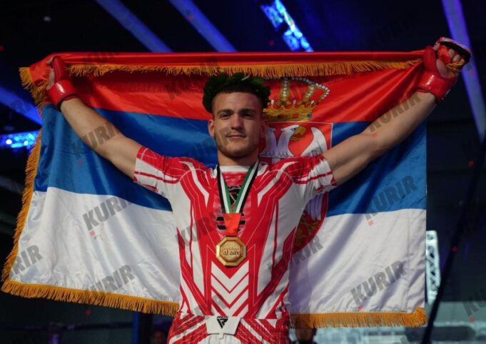 NEMANJA BLAGOJEVIĆ PONOVO SVETSKI ŠAMPION U MMA: Srbin nezaustavljivo do zlata u Al Ainu!