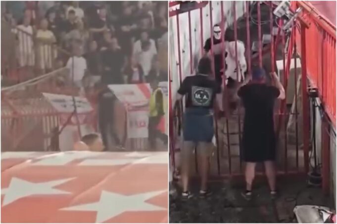 Dragan Stojković Piksi na meču Srbija - Engleska