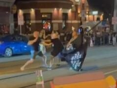 ISPLIVAO SNIMAK BRUTALNE TUČE! Huligani se žestoko sukobili posle derbija – bilo je razbijenih glava, krvi, ljudi bežali na sve strane! FOTO NJKoOEWJ