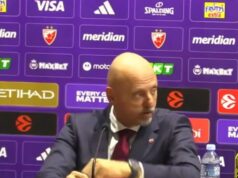 OBRADOVIĆ SE ŠOKIRAO, PA OPSOVAO! Pogledajte reakciju trenera Zvezde koja je nasmejala sve Čima Moneke na utakmici protiv Baskonije