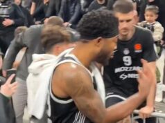 STRAH ZA BEZBEDNOST KOŠARKAŠA PARTIZANA U BEOGRADU! Amerikanac hteo tuču sa Grobarima, čuveni as uplašen posle haosa Kristina Tomić Vanja Marinković