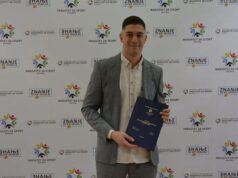 ODBRANIO TEMU SA MAKSIMALNOM OCENOM: Zvezdin golman Ivan Guteša diplomirao prvi u svojoj generaciji na Fakultetu za sport Gutesa.jpg