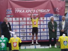 ITALIJAN TRIJUMFALNO STIGAO U POŽAREVAC: Kataldo pobednik druge etape Trke kroz Srbiju 1.jpg