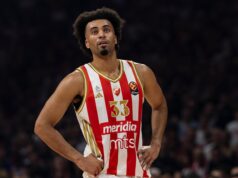 NAJBOLJEG ZVEZDINOG KOŠARKAŠA RASPAMETIO SNIMAK IZ ARENE! MVP crveno-belih je morao da prokomentariše, njegova poruka će oduševiti Srbiju! Čima Moneke na utakmici protiv Baskonije