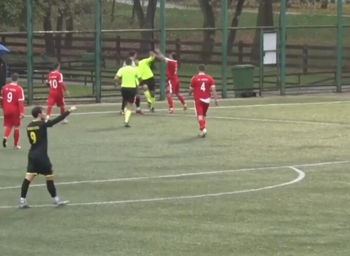 Detalj sa prošlosezonskog meča BSK - Vrčin