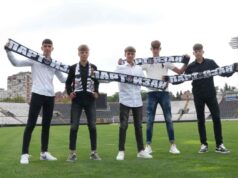 STIŽU NEKI NOVI KLINCI! Mladi talenti Partizana potpisali stipendijske ugovore Predrag Popović Pop i Ivica Iliev
