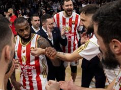 DETONACIJA SA MALOG KALEMEGDANA! Crvena zvezda završila ozbiljan posao! Navijači će biti ODUŠEVLJENI! Donatas Motiejunas u dresu Crvene zvezde protiv Makabija