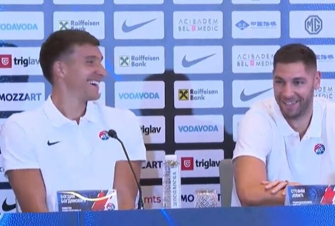 ŠOU NA KONFERENCIJI ORLOVA! Reprezentativac Srbije najavio oproštaj: Bogdan bacio šalu, a onda je usledio hit komentar selektora Pešića!