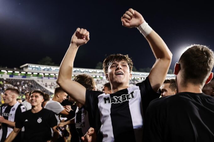 Detalj sa utakmice Partizan - Oleksandrija