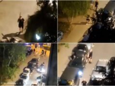 ISPLIVAO NOVI SNIMAK POLJSKIH HULIGANA: Navijači Leha naoružani palicama šetaju Beogradom (FOTO) Sačekuša za poljske huligane na auto-putu