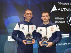 SVEČANA CEREMONIJA IZBORA NAJBOLJIH: Aleksandar Komarov i Vojislav Trajković laureati Aleksandar Komarov, Željko Trajković, Davor Štefanek, Damir Šabić