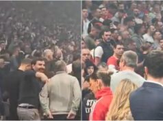 ČLANOVI PARTIZANA SRAMNO PROVOCIRALI NAVIJAČE! Zvezdaši se obratili obezbeđenju, pogledajte scene koje niste mogli da vidite u prenosu! ČLANOVI PARTIZANA SRAMNO PROVOCIRALI NAVIJAČE! Zvezdaši se obratili obezbeđenju, pogledajte scene koje niste mogli da vidite u prenosu!