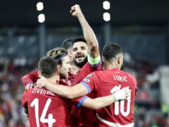 Drugi gol Mitrovića protiv Andore DJrwQNPe