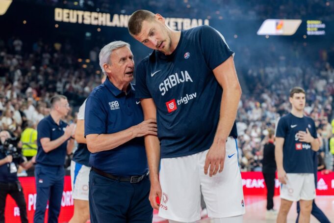 Svetislav Pešić na klupi košarkaške reprezentacije Srbije Eurobasket 2025