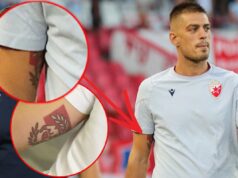 Vujadin Savić prepravio tetovažu Delija Vujadin Savić