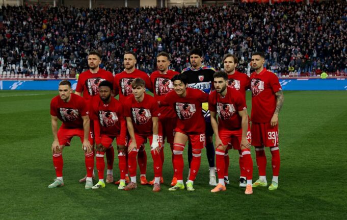 Marko Arnautović, Nair Tiknizjan i Stefan Leković posle utakmice Crvena zvezda - Seltik