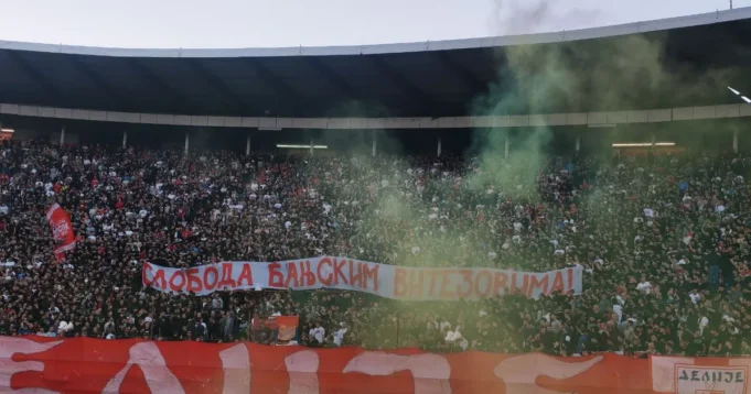 Delije poslale poruku za osuđene u slučaju Banjska: Ovo su napisali na 179. večitom derbiju
