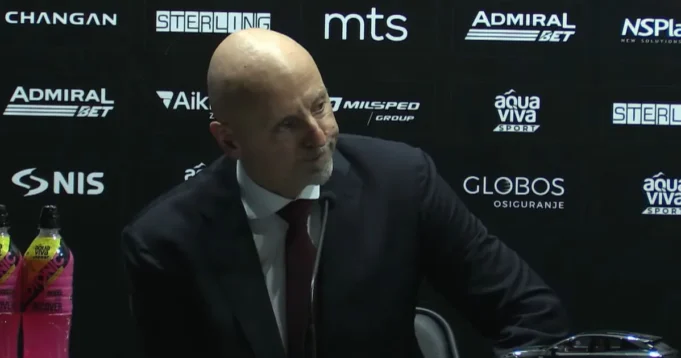 Saša Obradović zbrzao posle Partizana: "Nemam komentar, čestitam im, pred nama je najvažniji meč u sezoni"