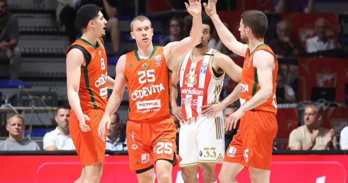 Evo gde možete da gledate uživo TV prenos meča Cedevita Olimpija - Zvezda u plej-ofu ABA lige