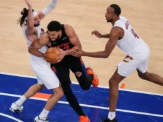 Hart odigrao partiju karijere u plej-ofu, Niksi na pola puta do NBA finala Hart odigrao partiju karijere u plej-ofu, Niksi na pola puta do NBA finala