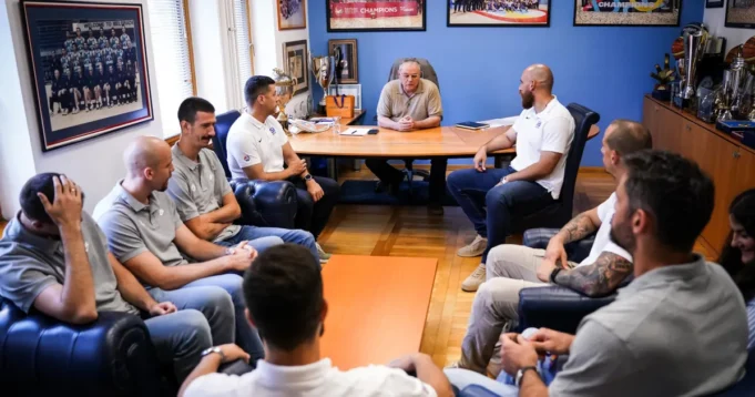 Nebojša Čović ugostio bronzane basketaša: "Srbija je najuspešnija država na planeti u ovom sportu"
