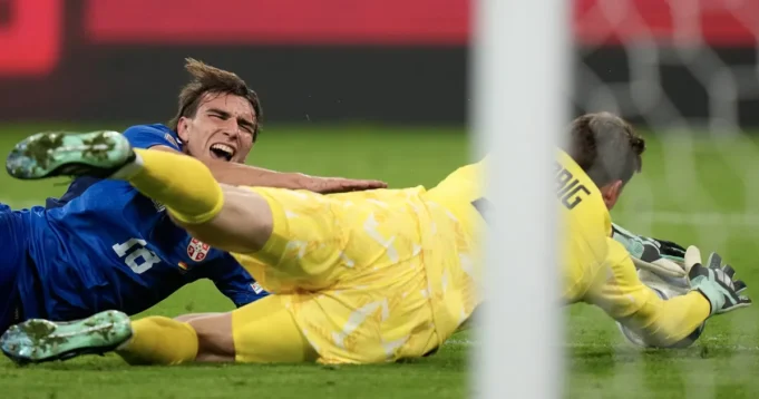 Cvetković dao prvi gol za Srbiju, ali ostao utučen: "Jako mi je žao što nismo uzeli bodove protiv Holandije"