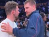 Nikola Jokić i Luka Dončić uvek naprave šou: Srbin iznenadio Slovenca čudnim potezom ruke posle meča Nikola Jokić i Luka Dončić uvek naprave šou: Srbin iznenadio Slovenca čudnim potezom ruke posle meča