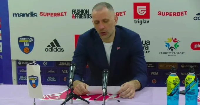 Vule Avdalović posle poraza od Partizana: "Nisam preterano nezadovoljan, nije bila katastrofa..."